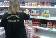 Procon/AP apreende produtos fora do prazo de validade em supermercado