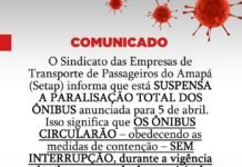 Suspensa paralisação total dos ônibus marcada para 5 de abril