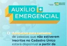 Aplicativo para cadastro de pessoas que não estiverem inscritas no Cadastro Único estará disponível a partir da próxima terça-feira (07/04)