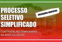 Processo seletivo simplificado da saúde para contratação temporária inicia nesta sexta-feira, 24