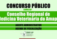 CRMV-AP realiza concurso público para Agente Administrativo e Agente de Fiscalização