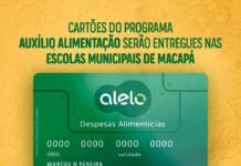 Cartões do Programa Auxílio Alimentação serão entregues nas escolas municipais de Macapá