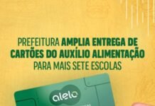 Prefeitura amplia entrega de cartões do Auxílio Alimentação para mais sete escolas