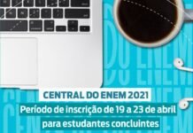 Com foco na preparação dos alunos, Governo abrirá inscrições para a Central do Enem a partir de 19 de abril