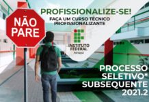 Ifap abre processo seletivo para novos alunos com 650 vagas