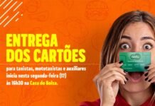 Prefeitura entrega novos cartões do auxílio alimentação destinados a mototaxistas, taxistas e auxiliares; confira a lista