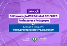Governo convoca professores e pedagogos classificados no cadastro reserva do PSS 2020