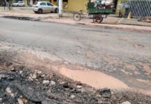 Semob notifica empresa por problemas de pavimentação na Leopoldo Machado