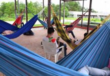 Redário oferece espaço de descanso para estudantes do regime integral do Ifap em Santana