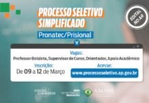 Pronatec Prisional: Governo seleciona professores bolsistas e profissionais para atuação na equipe técnica
