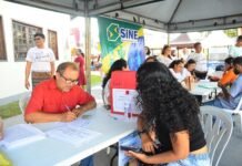 ‘Aproveitei a programação e fiz meu cadastro para vagas de emprego’, diz eletricista sobre o Dia do Trabalhador