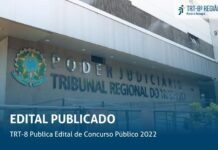 TRT-8 publica edital de concurso público para provimento de vagas e cadastro de reserva; salários de até R$12.455,30